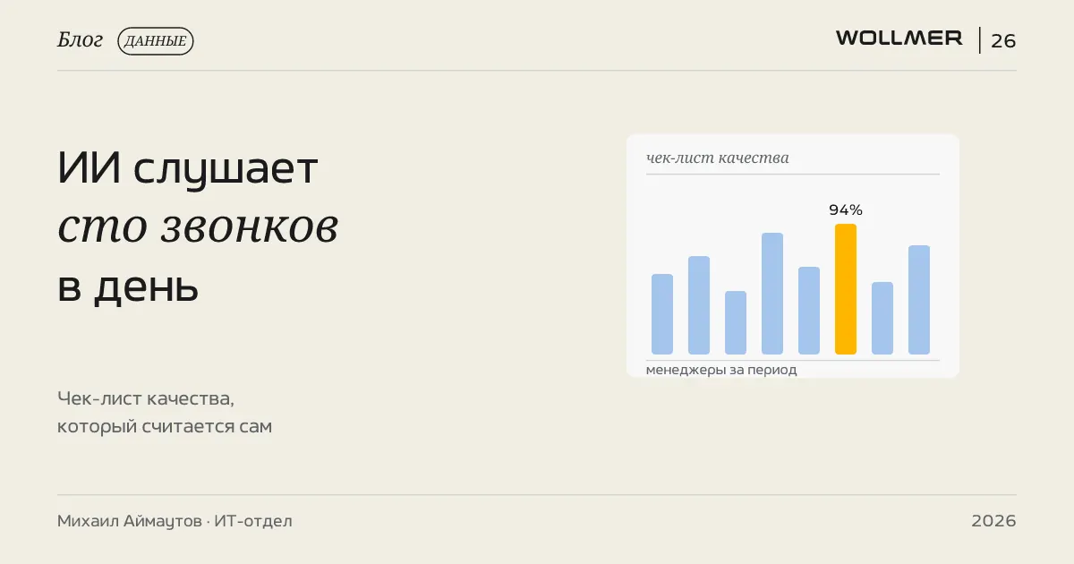 ИИ слушает сто звонков в день